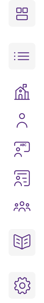 Beacon dashboard menu icons