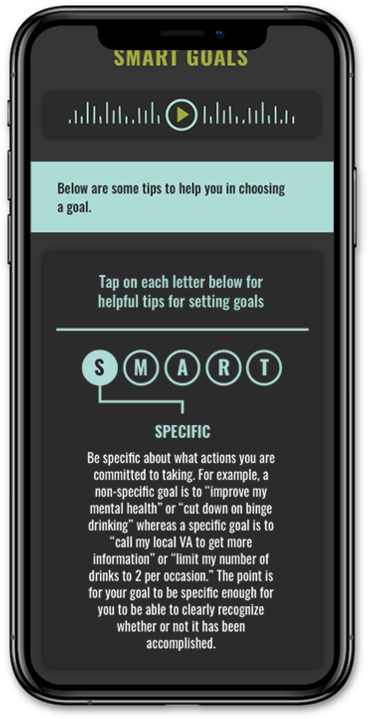 Smart goals phone image